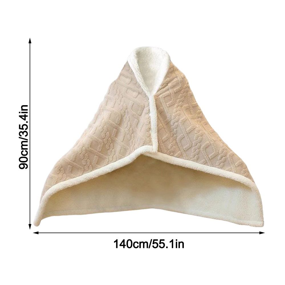 Coral Fleece Lazy Shawl Thick Warm Winter Shawl New Warm Blanket Winter Season