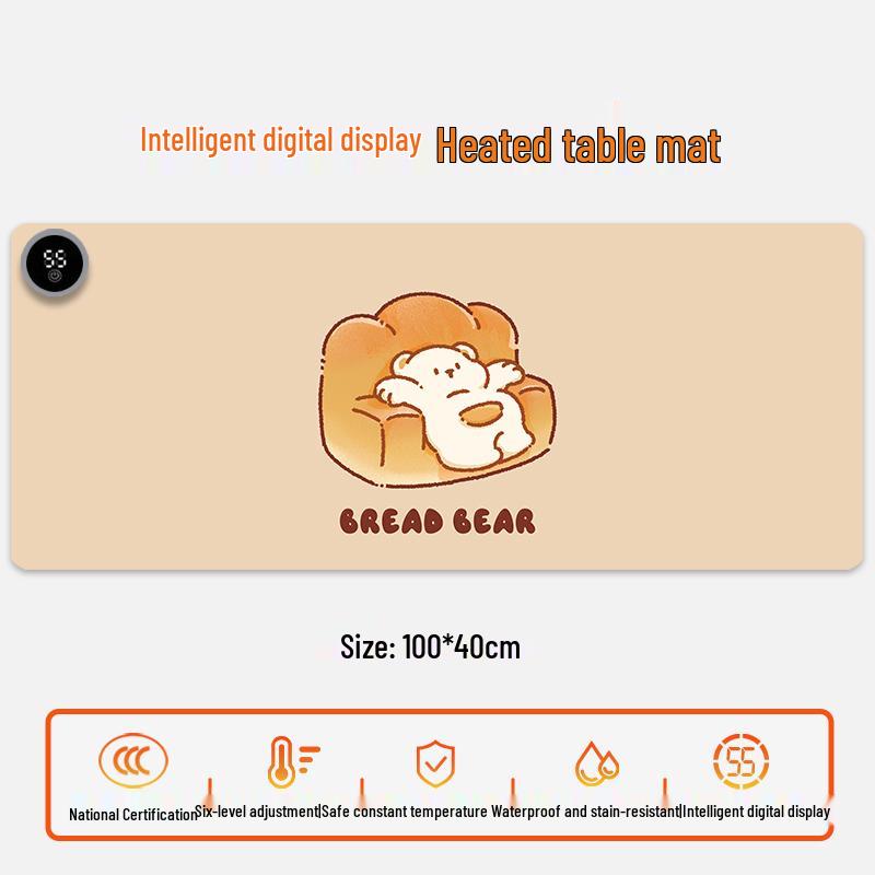 Electric Heating Desk Pad - Warm Mouse Pad for Office & Student Use
