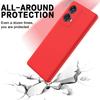 For Motorola Moto G85 5G/S50 Neo 5G Case Anti-Drop Liquid Silicone Phone Cover with Wrist Strap