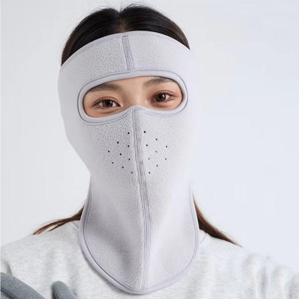 Windproof Winter Cycling Face Mask Soft Moto Cycling Mask Neck Cover Full Face Mask  Cold Weather