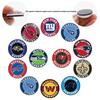 NFL Team Logo Glass Refrigerator Magnet - DIY Soft-Patch Set