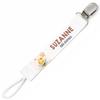 Planetee Pacifier Clip for Name SUZANNE Baby of Love Bee | Pacifier Clip Birth Gift