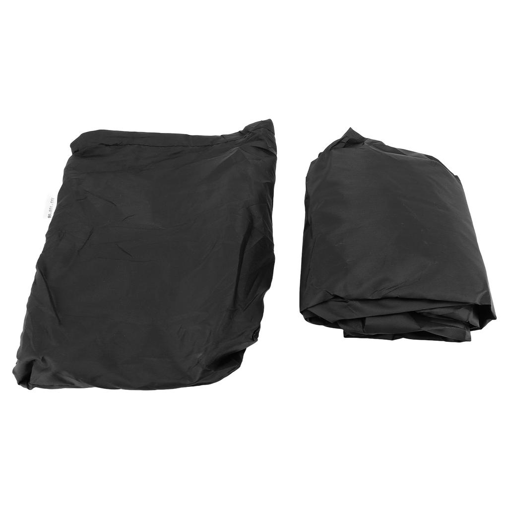 Lawn Mower Cover Heavy Duty 210D Oxford Fabric Silver Coating Waterproof Windproof UV Proof Outdoor Push Mower Cover