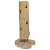 Bottle Rack for 8 Bottles 40x30x80 Cm Solid Teak