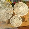 Vintage Table Mat Round Crochet Placemet New Wedding Event Decor