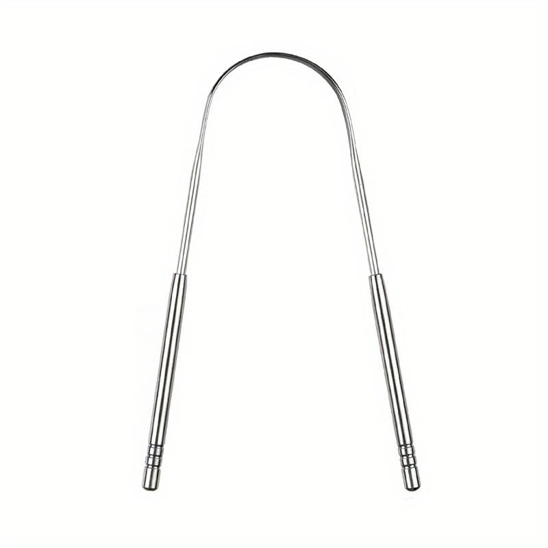 

Adult Tongue Scraper Set:Stainless Steel Spoon Shaped Tongue Scraper, Reduces Bad Breath,Easy To Use,Oral Hygiene Tongue Cleaner