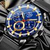 Men's Fashion Sports Watches for Men Luxury Stainless Steel Quartz Wrist Watch Luminous Man Casual  Watch