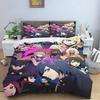 Danganronpa Anime Duvet Cover Set Monokuma Cartoon Bedding Set Quilt Cover Pillowcase Soft Bed Bedroom Decor Home