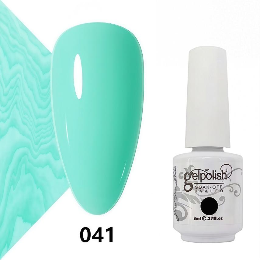 Amber Gel Polish Set: Gel Polish Manicure Kit with Whitening, Base Coat, and Sealer.