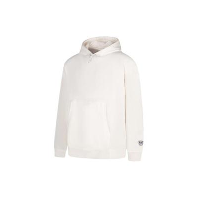 Asics Sudadera unisex de color sólido con capucha, manga larga de hombro caído Blanco 2203A240-100