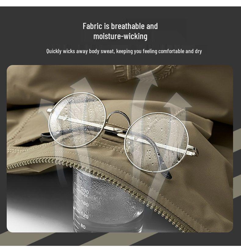 Men's High-End Windproof Fleece Jacket - Autumn/Winter Casual Outdoor Workwear