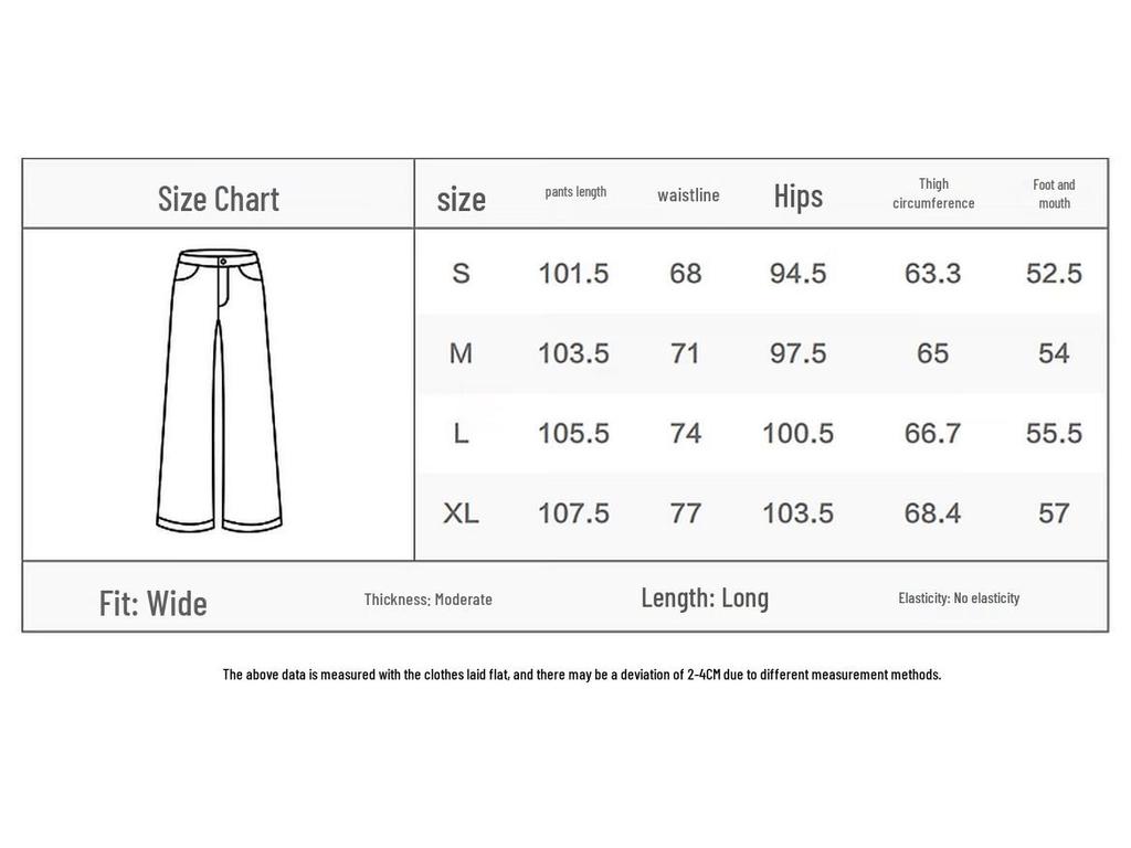 PEACEBIRD Women's High-Waisted Straight Wide-Leg Casual Pants
