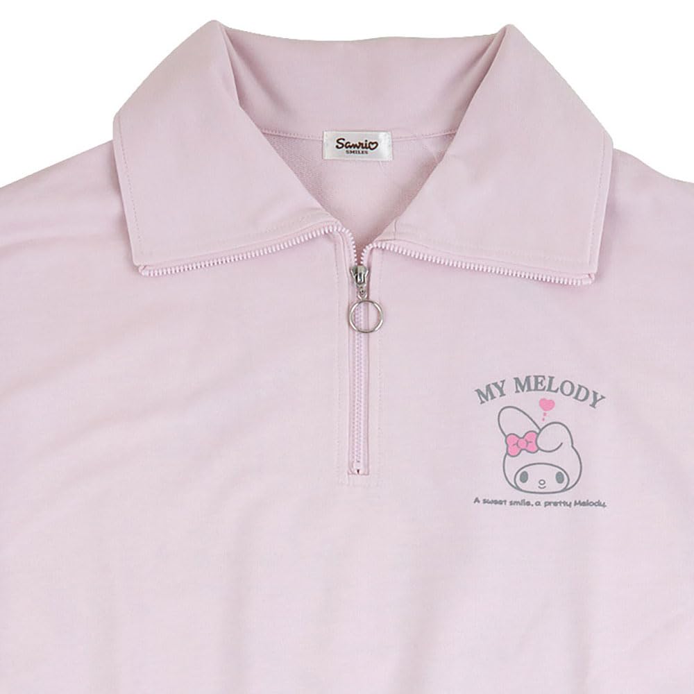 Sanrio Sanrio Half Zip Sweatshirt My Melody My Melody My Melody Character 437867 SANRIO (SANRIO)