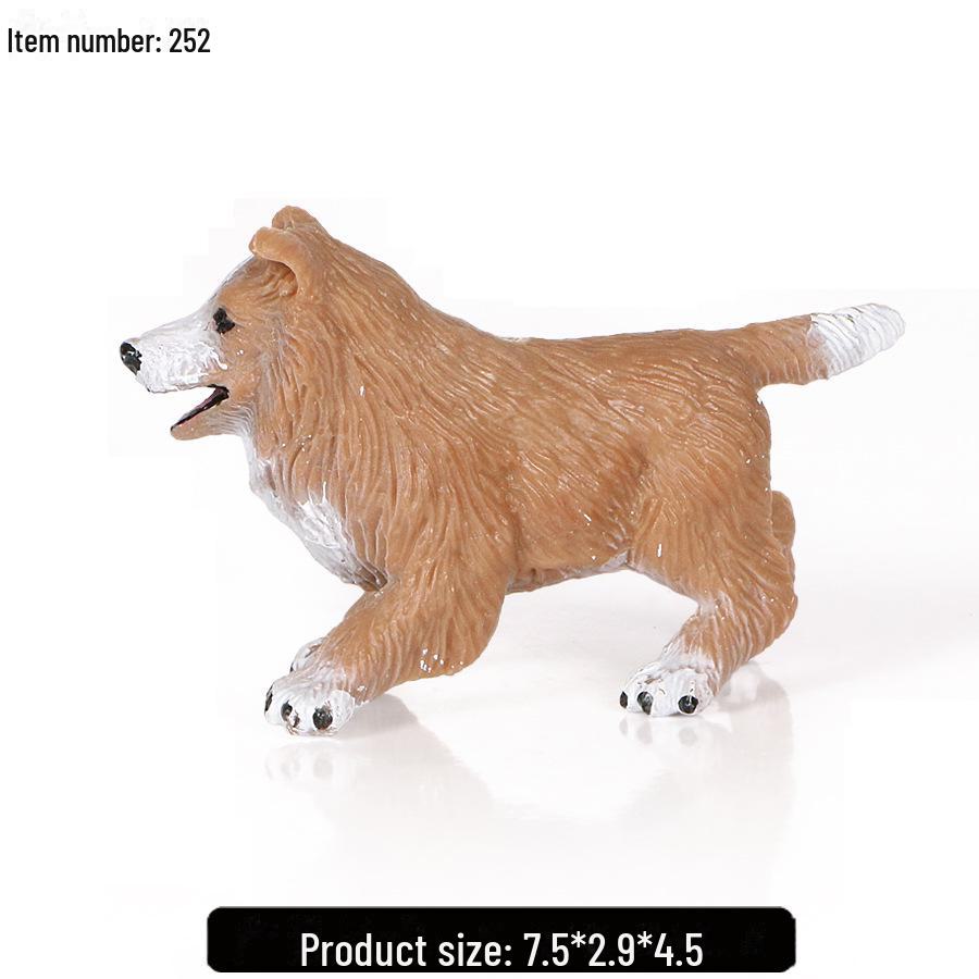 "Simulation Dog Models: Golden Retriever, Bulldog, Shepherd, Corgi, Shiba Inu Collection"