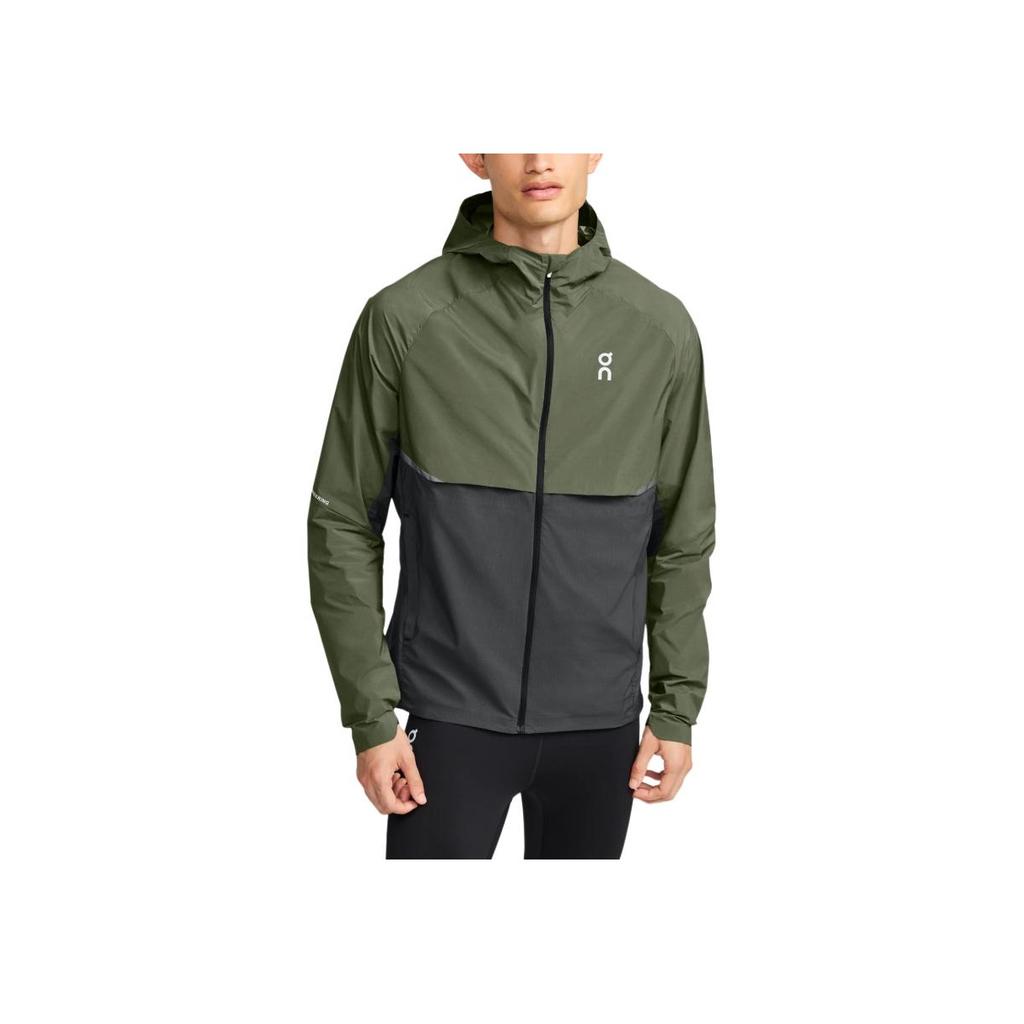 On Core Jacket Waterproof Knitted Breathable Comfortable Jacket Men Jacket Gray-Green 1ME10331914