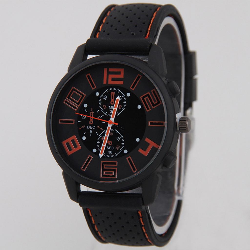 Men's Waterproof Luminous Running Alarm Clock Watch