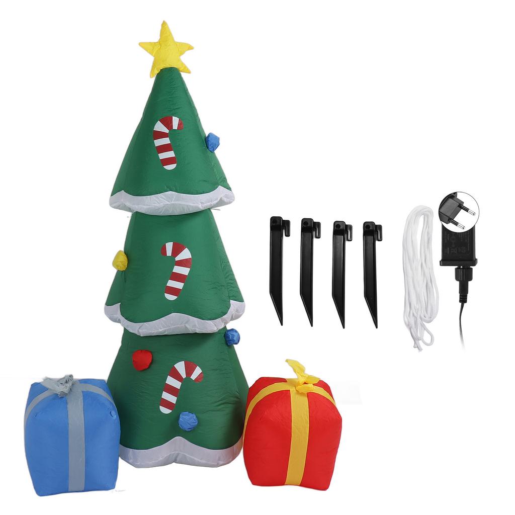 Christmas Tree Inflatables Outdoor Decoration with LED Lights Blow Up Yard Decorations Xmas Party