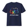 Alle Krebsarten Bewusstseinsbänder Welttag Damen T-Shirt vintage Gewaschen Dehnbar Grafikdesigner Kleidung Weich Atmungsaktiv