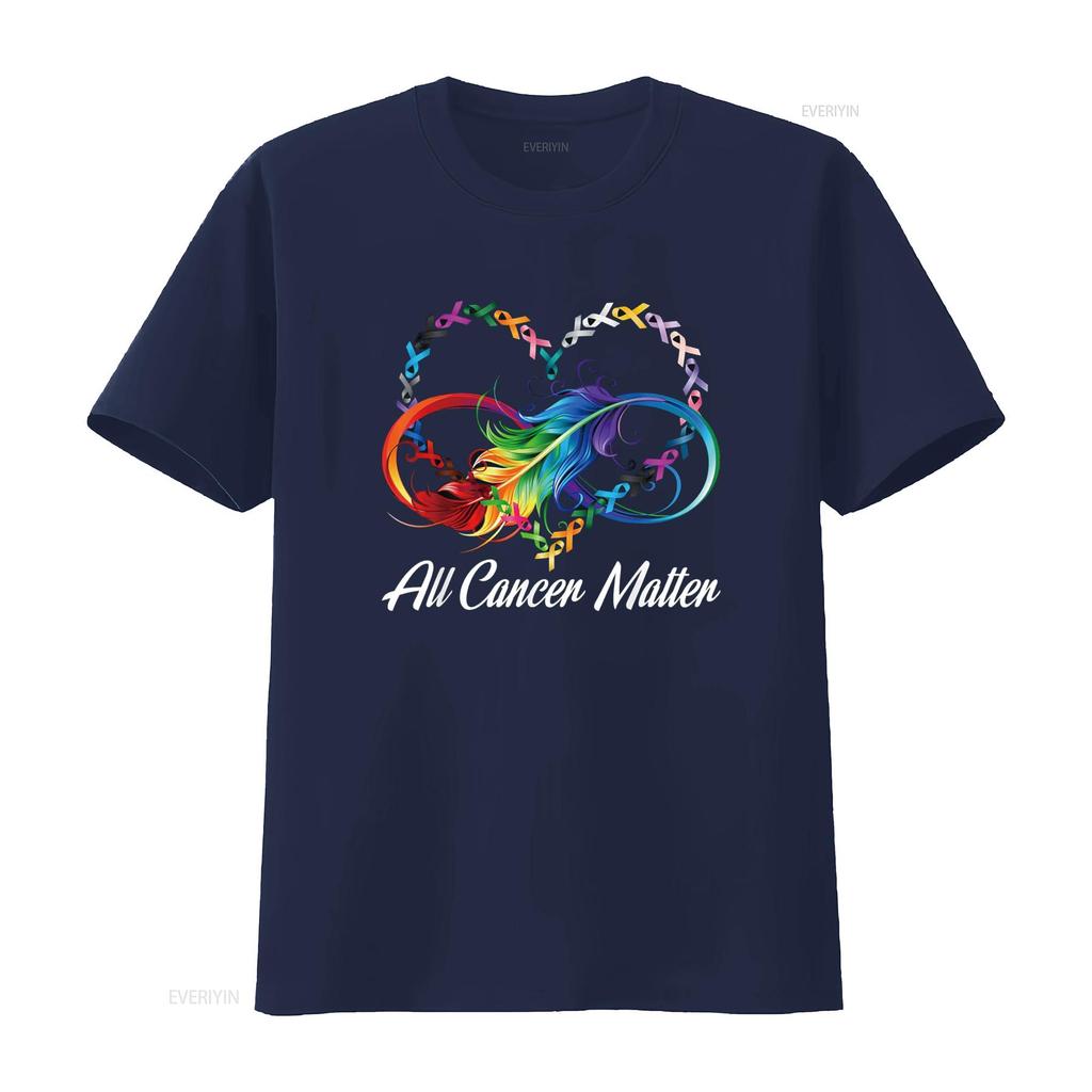Alle Krebsarten Bewusstseinsbänder Welttag Damen T-Shirt vintage Gewaschen Dehnbar Grafikdesigner Kleidung Weich Atmungsaktiv