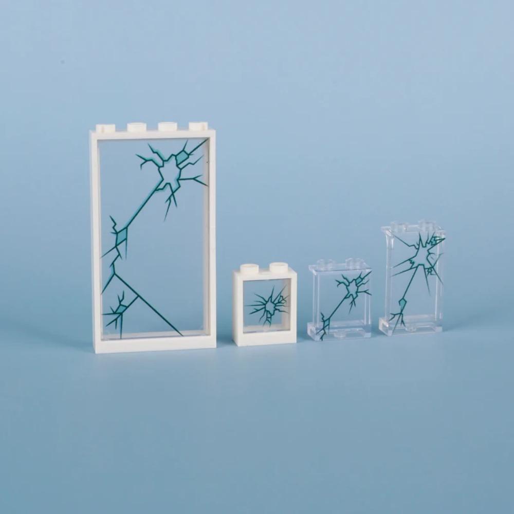 Winter City View Merry Christmas Decoration Flower Wreath Building Blocks House Home Santa Claus Figures Snow Window Bricks Toys