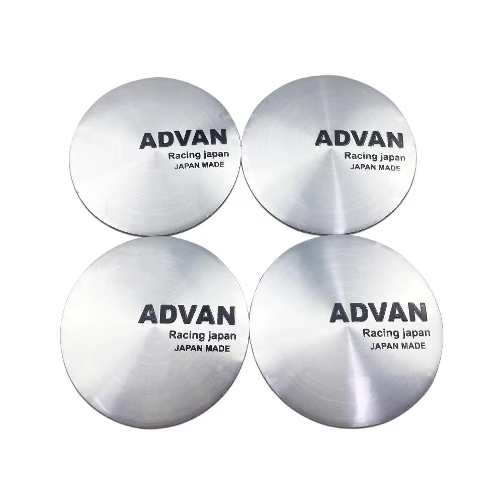 4PCS 56MM 60MM Advan Emblem Car Wheel Center Cap Hubs Cover Badge Auto Styling Accessories
