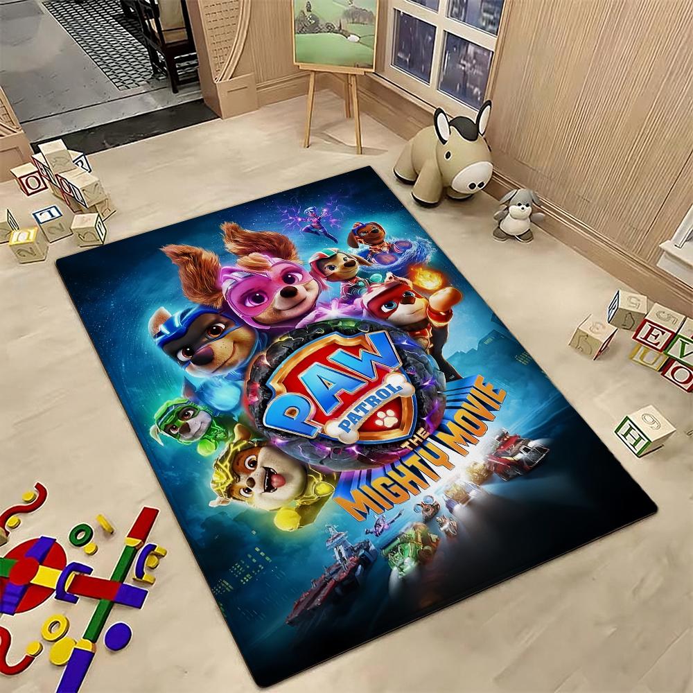 Paw Patrol Pups' Happy Time Patterned Rug Durable Stainresistant Carpet For Hallway Balcony Study Home Party Decor Birthday Gift