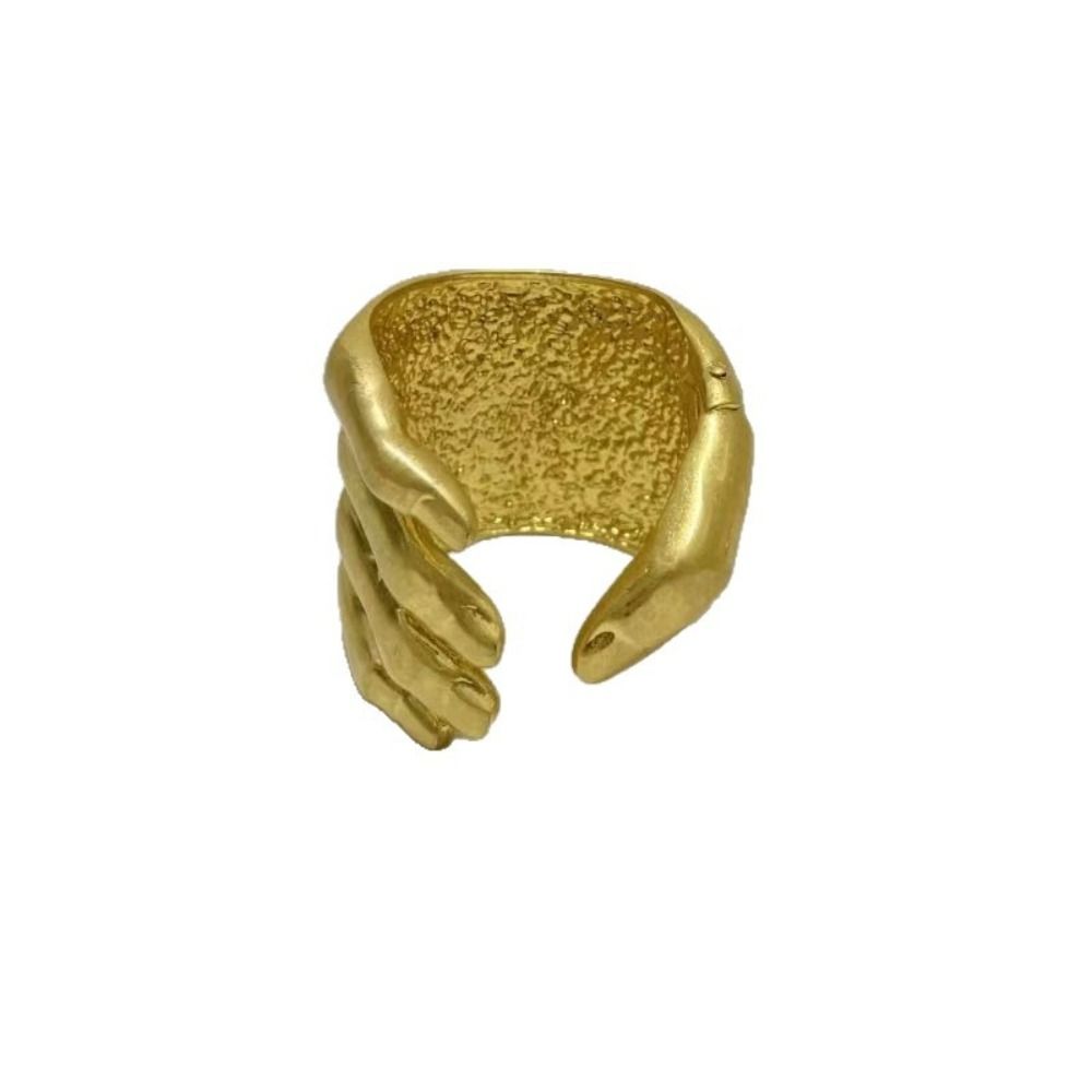 Vintage Palm Ring Bracelet Light Luxury Handshake Bracelet Palm Grip Bracelet  Women Men