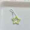 Stylish Adorable Acrylic Star Dot Keychain Fun and Unique Hollow Star Charm