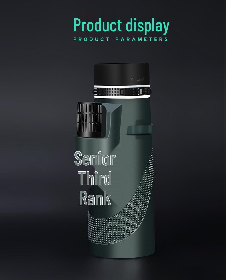 40x60 HD Monocular Telescope with Low Light Night Vision and High Magnification