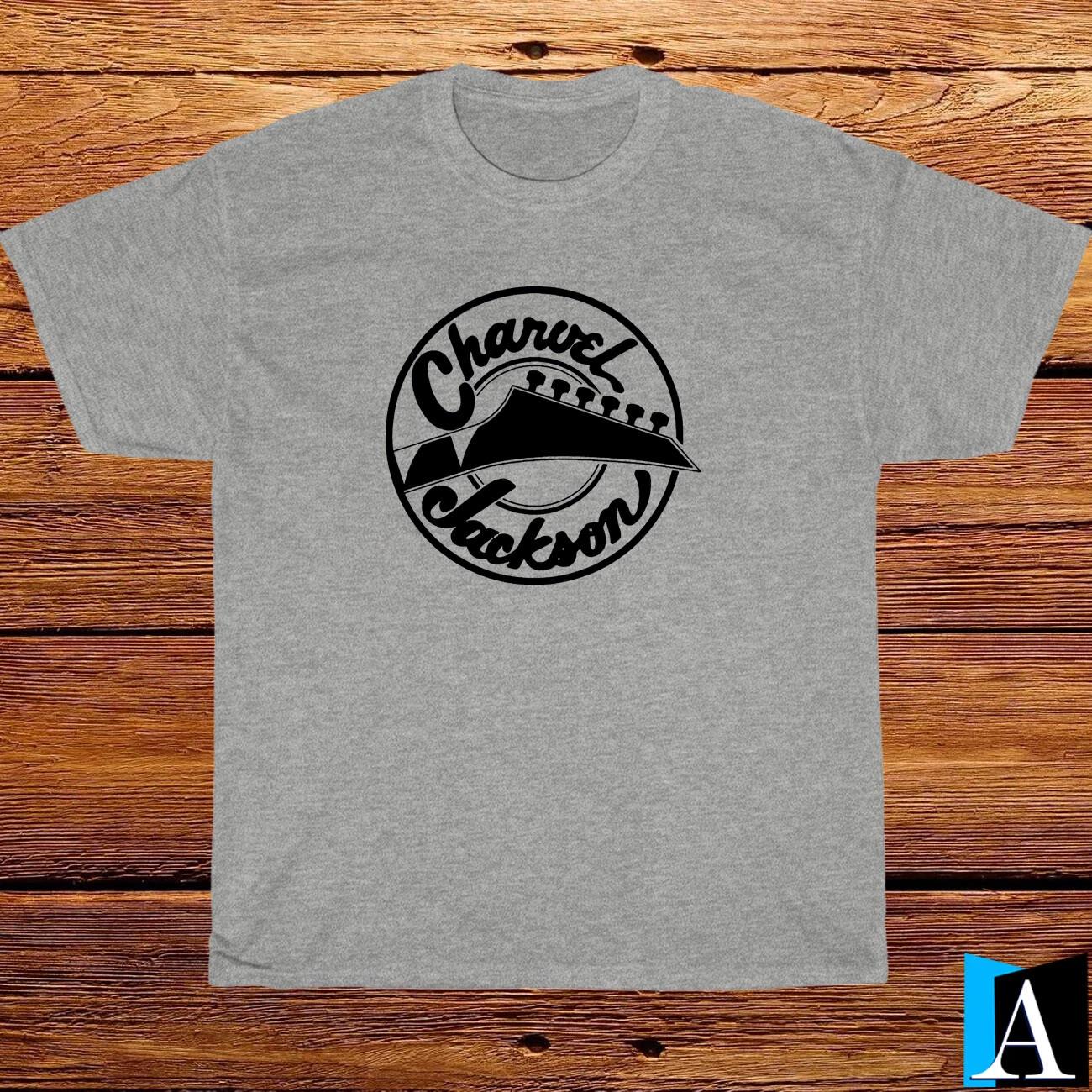 New Shirt Charvel Jackson Guitars Logo T-Shirt Black/White/Grey/Navy Size S-5XL XXXXL
