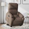 Vidaxl Lift Recliner, Brown, Microfiber