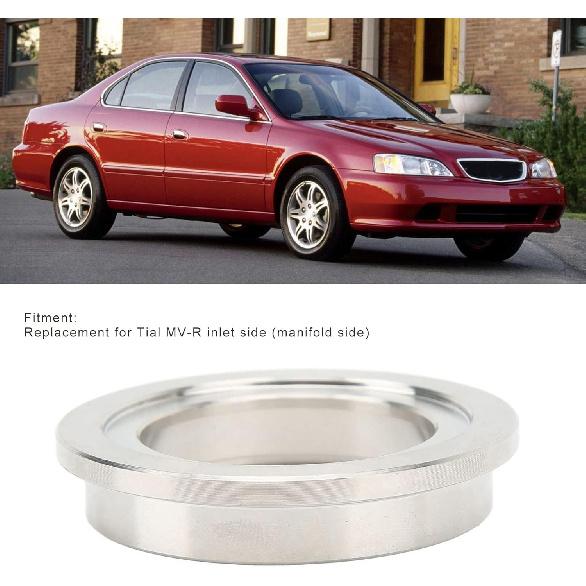 44Mm Wastegate Turbosmart,Inlet Flange For 44M,Vae Stems,44mm Wastegate Inlet Flange 304 Stainl Steel Weld V Band Flange Replacement for Tial MV R