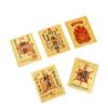 Good Wish Lucky Little Gold Card Sticker Feng Shui Gold Foil Mobile Phone Sticker  New Year Gift
