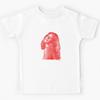 Portrait of a Young Woman, Variant In Red Kids T-Shirt
