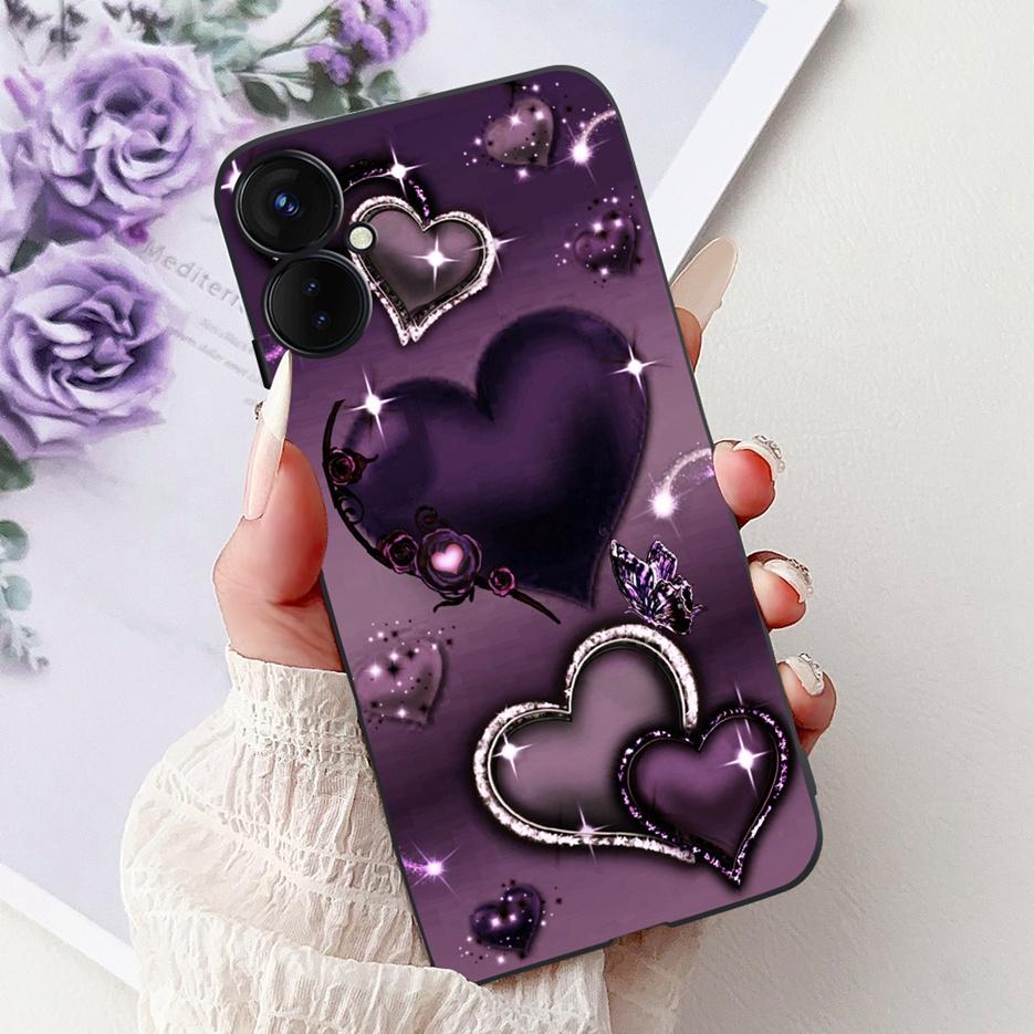 For Tecno Spark 9 Pro Case Spark9 Pro KH7n New Luxury Painted Cover Soft Silicone Phone Case For Tecno Spark 9T Spark9T KH6 Bags