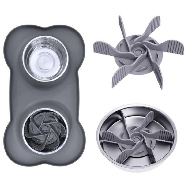 Slow Feeder Bowl Insert  Slow Eating Puzzle for Cat Dog Food Water Bowl Insert