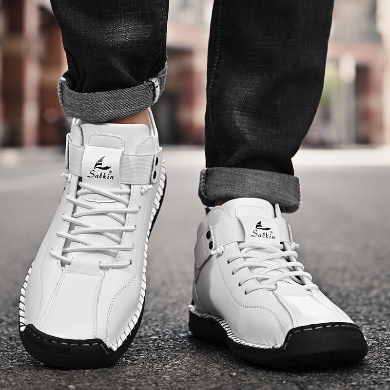 Men’s Hiking Deserts & Chakkas Boots Black Brown Casual Retro Leather Men’s Outdoor Handmade Boots Plus Size