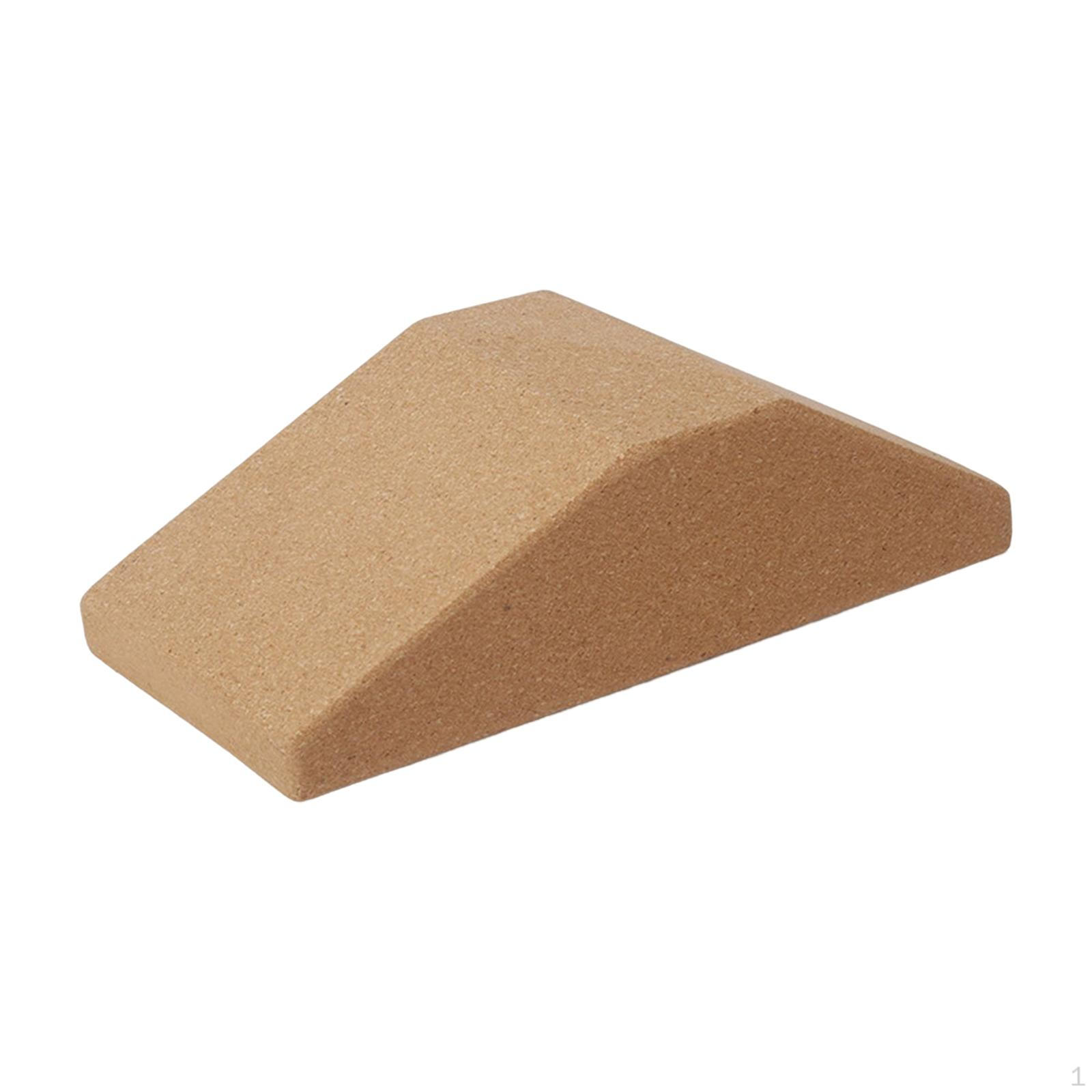 

Пробковий клиновий блок для присідань, висока щільність, легкий пандус, аксесуар для йоги, портативний міцний 1 Piece