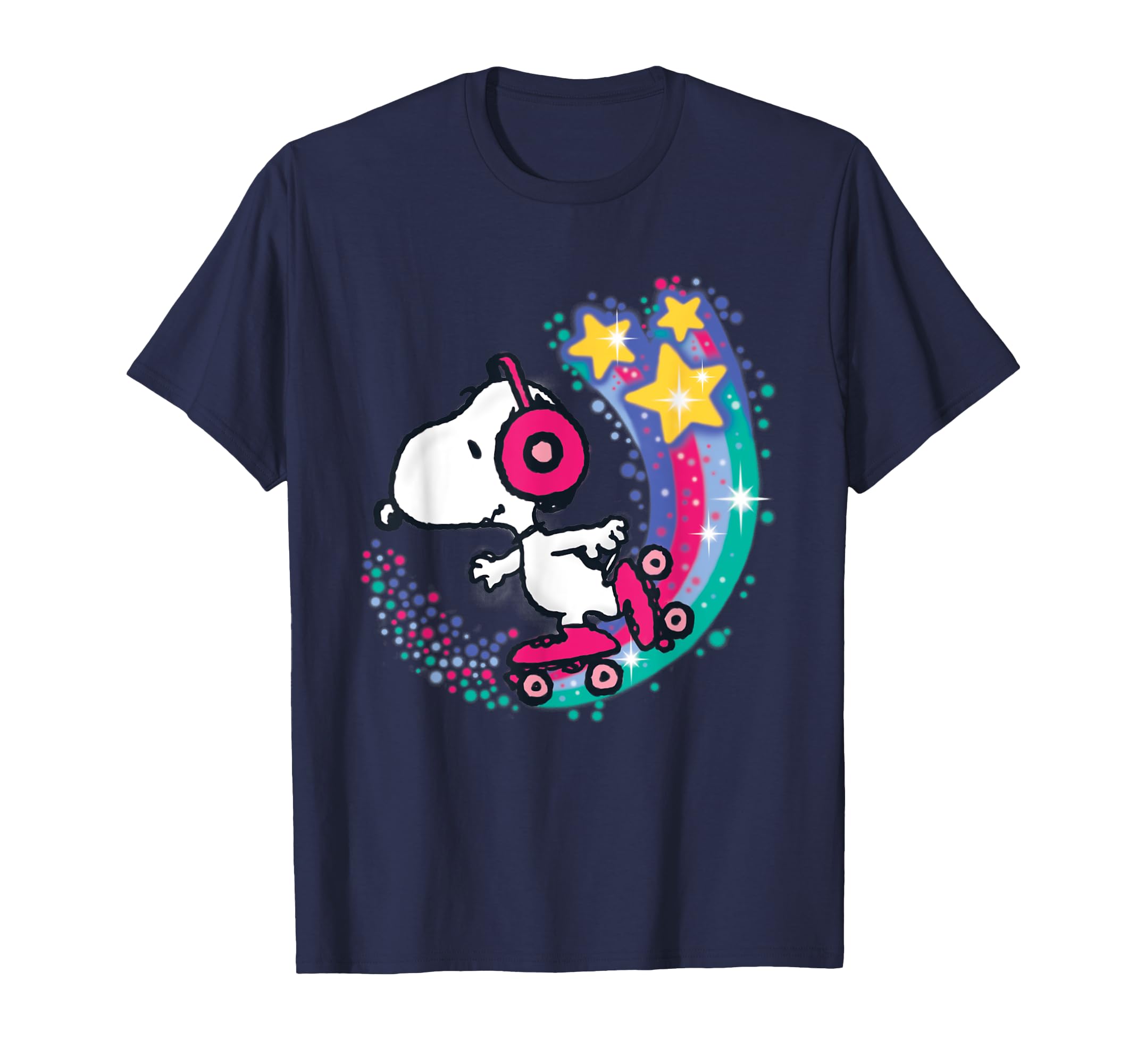 

Peanuts Snoopy Roller Skate Star Power Rainbow T-shirt