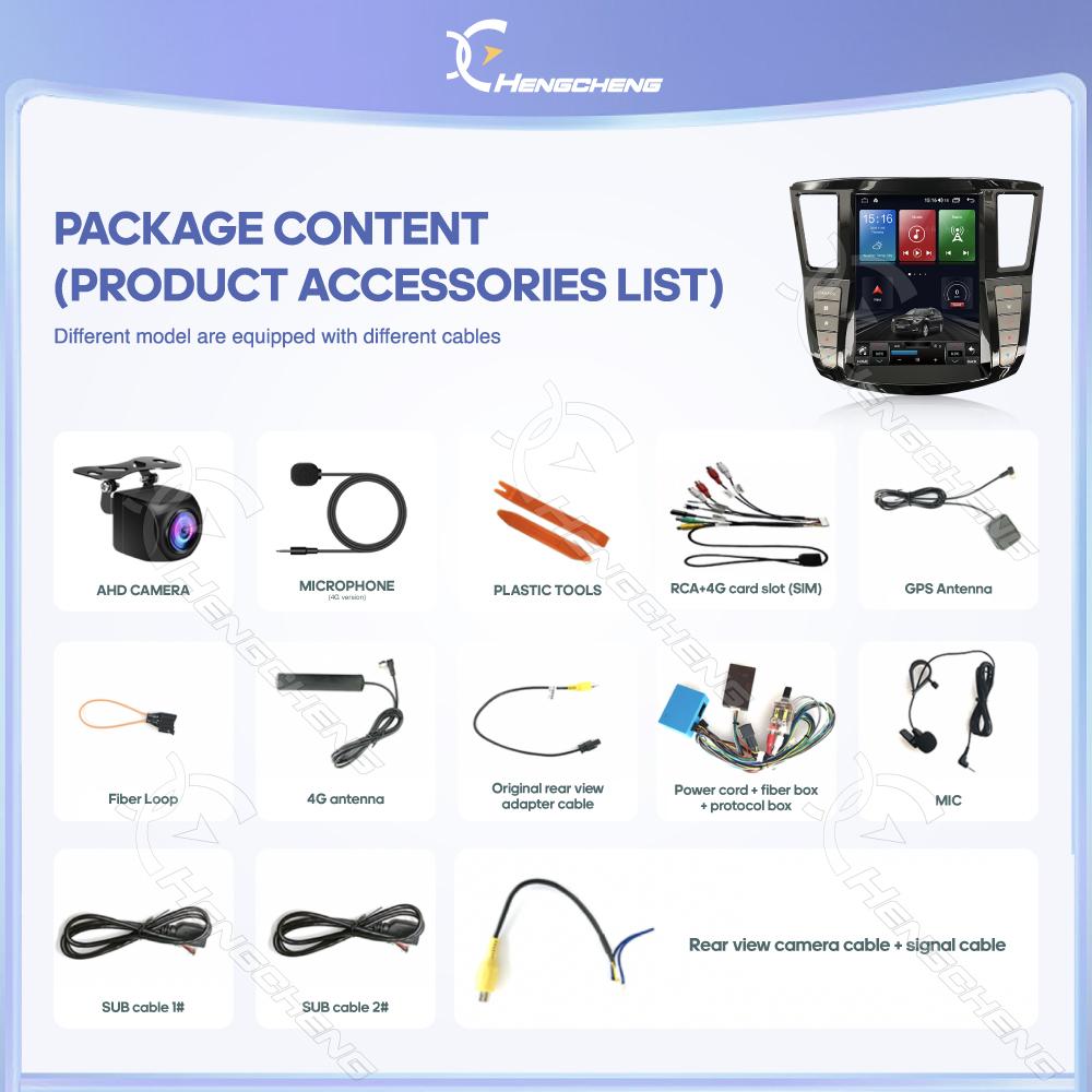 12.1" For Infiniti QX60/JX35 2014-2019 Car Smart Multimedia Video Player GPS Navigation Radio Android13 4G AUTO Stereo 360camera