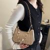 Yogodlns Summer New Women Simple Shoulder Bag Fashion Straw Fashionable Versatile Crossbody Bag Lightweight Casual Commuting Bag