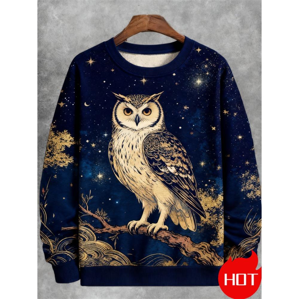 Spring Autumn Sweatshirt Pullover Women Casual Japanese Art Animal 3D Printed O Neck Long Sleeve Hoodies Unisex Pullovers