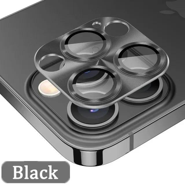 2PCSMetal Camera Lens Protector Glass For iPhone 14 11 12 13 15 Pro Max Back Lens Protective Film For iPhone 15 14 Plus 12 13 Mini