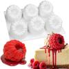 Non-stick Pear Peach Cake Mold Silicone Mousse Cake Molds Jelly Pudding Mold  Wedding Cakes