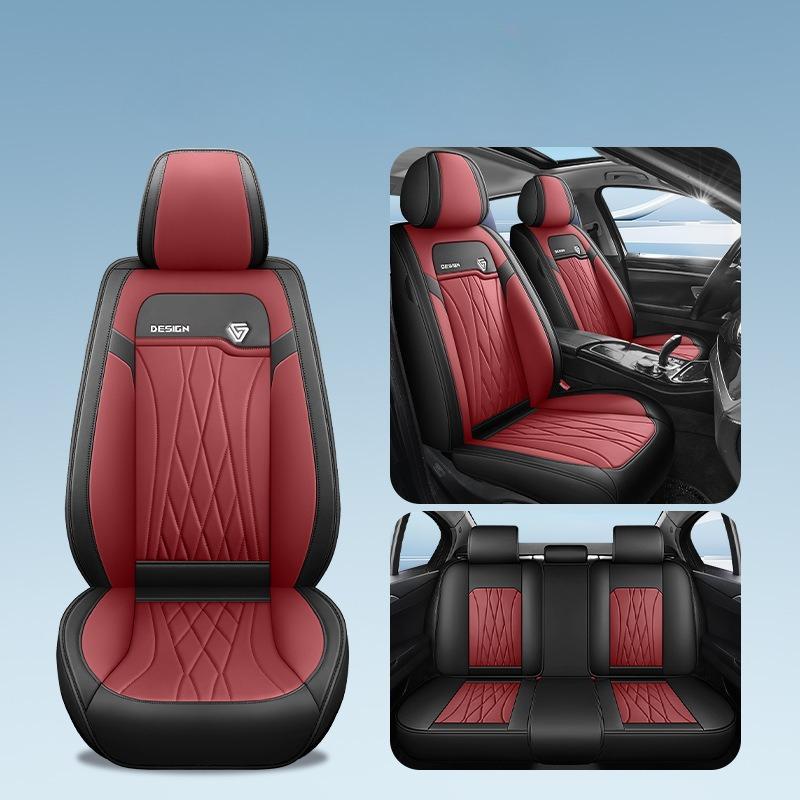 Five Car Seat Covers, Suitable for All Seasons, Complete Set for Dirt Protection, High-Quality Seat Protectors, Compatible with Most Five-Seater Cars