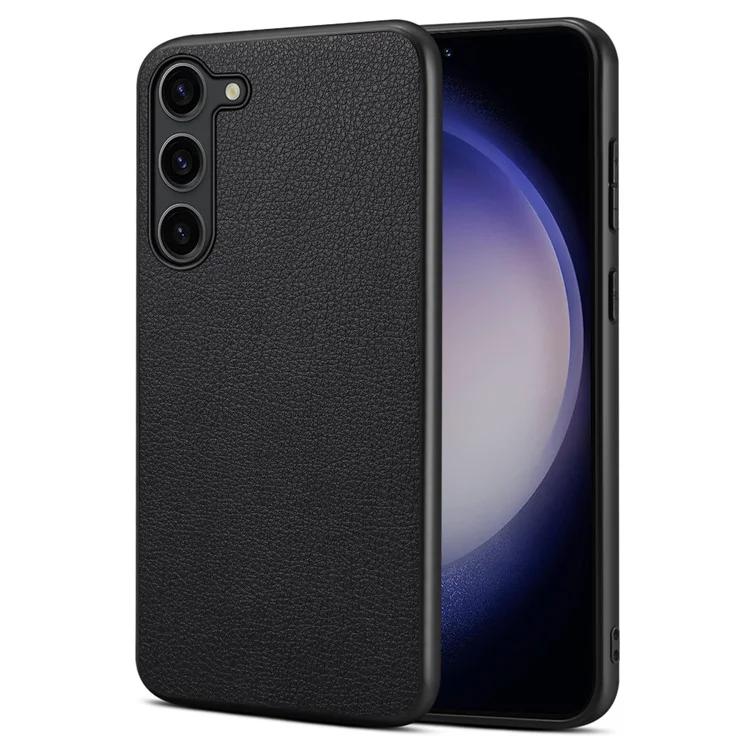 

Для Samsung Galaxy S24+ чехол из телячьей кожи с защитой от царапин