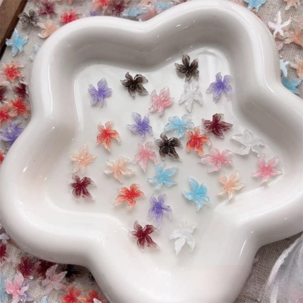 30PCS Acrylic 3D Flowers Nail Art Charms Sticker Nail Decals Cute Manicure Decor DIY Nail Art