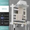 Smart Home Electric Heated Towel Rail Grey Electric Bathroom Bath Towel Dryer Warmer Heaters Punch Free Towel Rack Radiator 110v