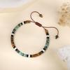Women Bracelet Colorful Beads Decor Adjustable Length Braided Bracelet Wristwear Jewelry Gift Versatile Accessory