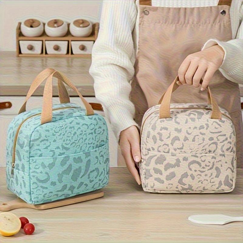 Fünf Farben Optional Nicht Lebensmittelkontakt Neue Mode Große Kapazität Tintenmuster Isolierte Tasche, Geeignet für Arbeit und Schule, Lunchtasche